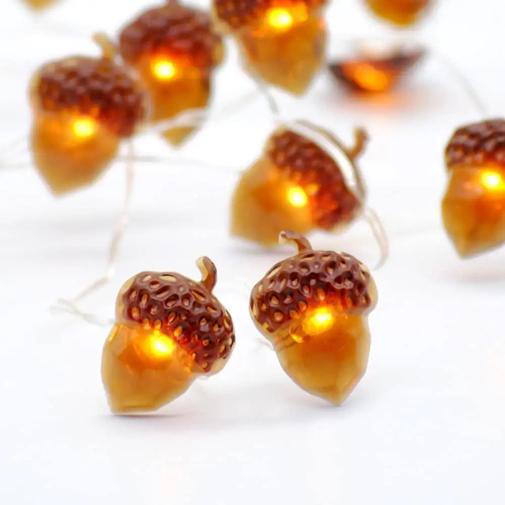 Acorn string lights - lighting