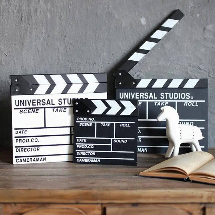 Action movie clapper decor for desk and room aesthetic