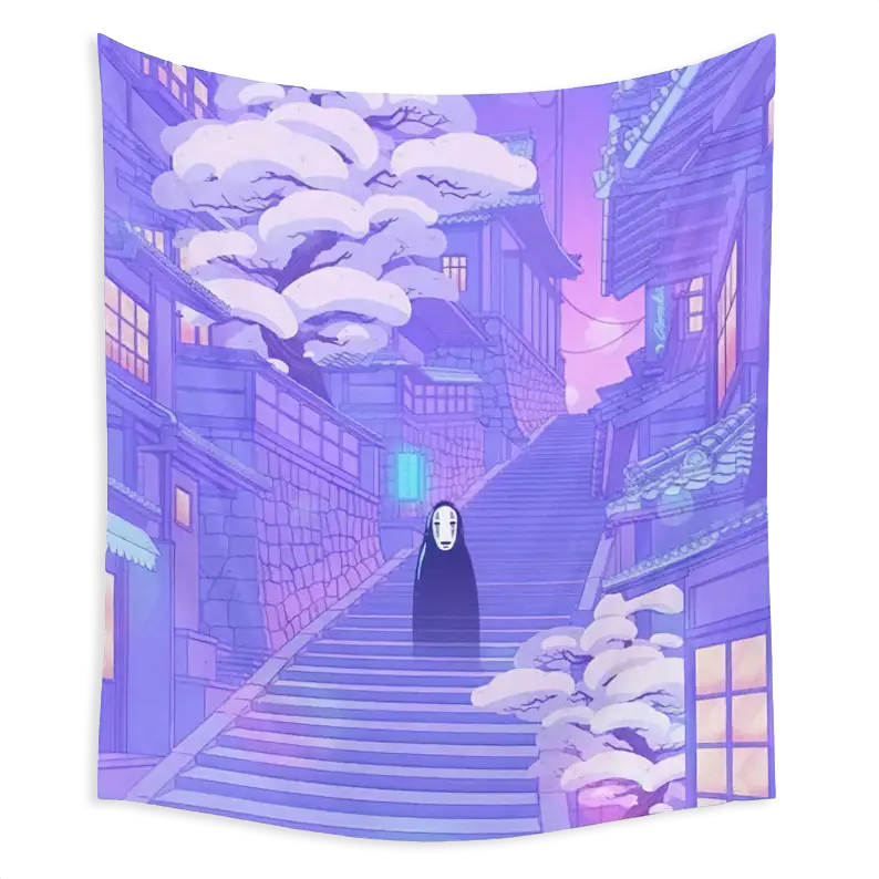 Aesthetic anime tapestry