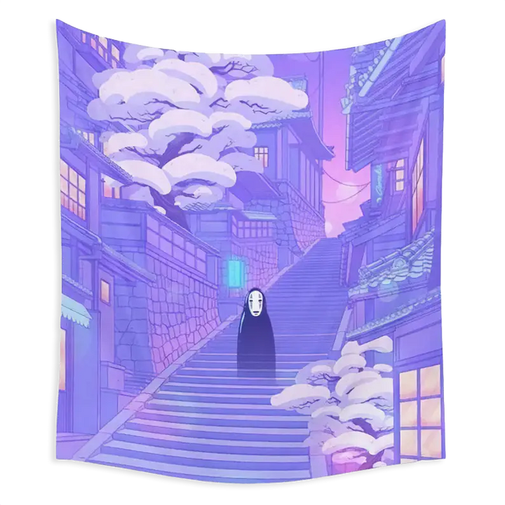 Aesthetic anime tapestry for manga and kawaii style lovers