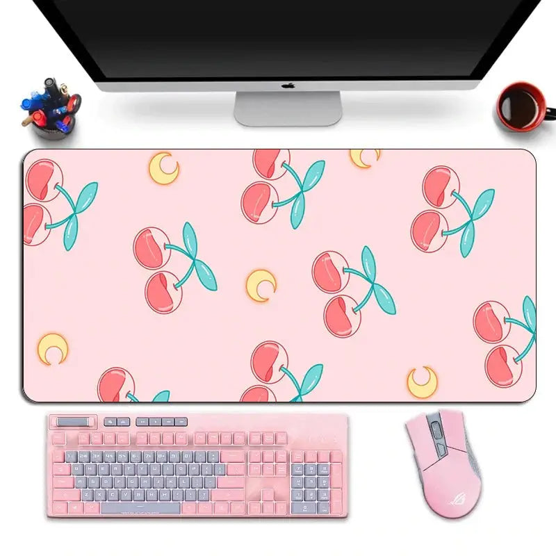 Aesthetic desk mat 600x300x1mm for unique desktop decor