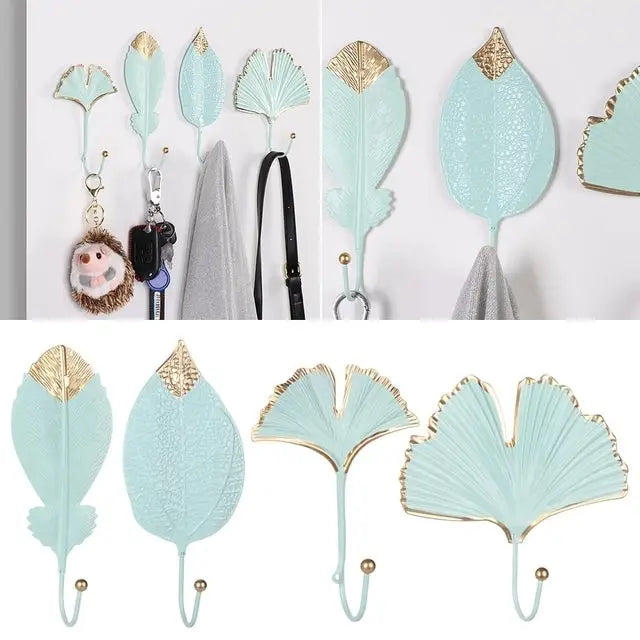 Aesthetic leaf wall hook