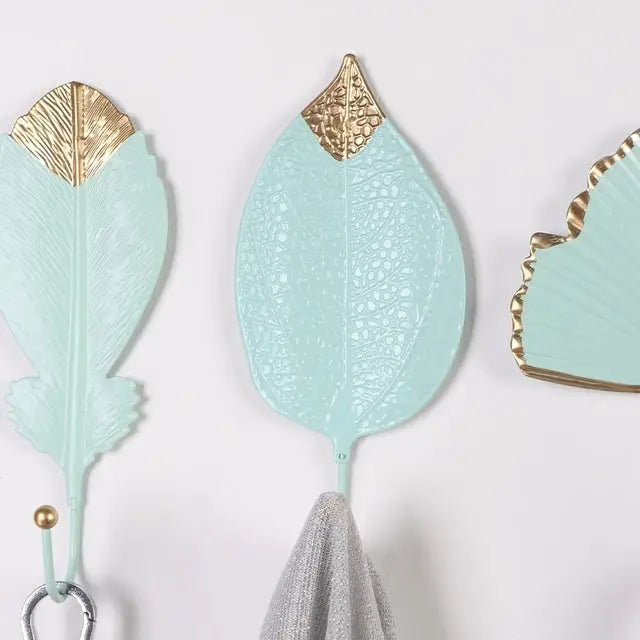 Aesthetic leaf wall hook