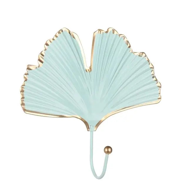 Aesthetic leaf wall hook - green / c