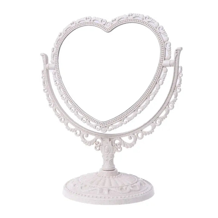 Aesthetic love mirror for a colorful bedroom decor - white