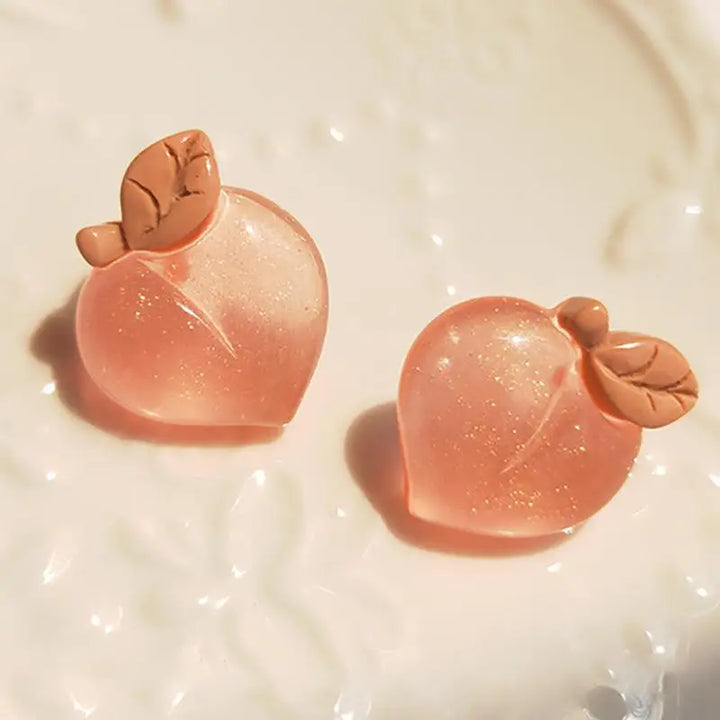 Aesthetic peach earrings - earrings