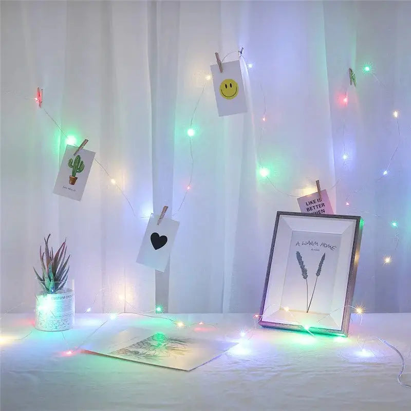 Aesthetic string lights for room decor and ambiance