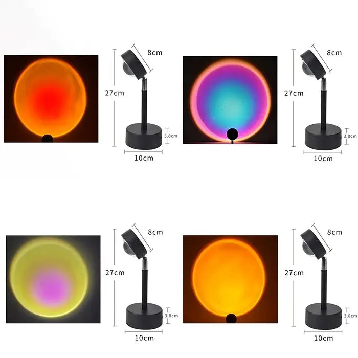 Aesthetic sunset projector for stylish bedroom decor