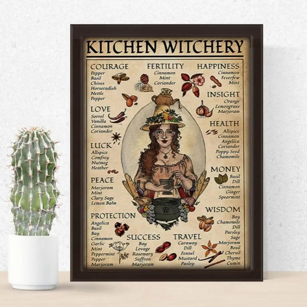 Aesthetic witch poster