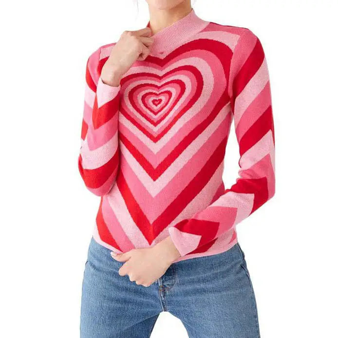 All you need is love sweater - free size / pink