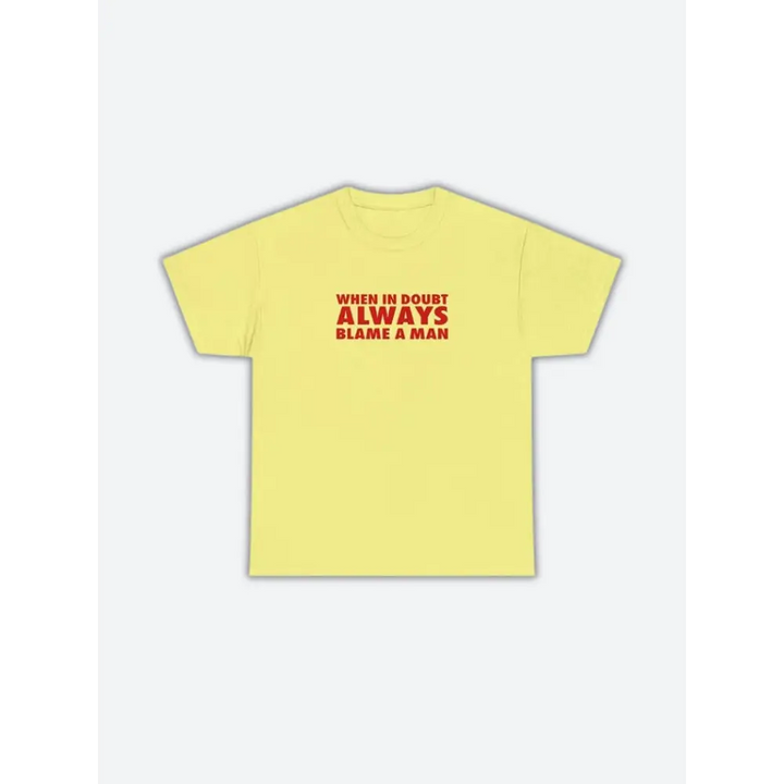 Y2k crop top in soft yellow with red text for effortless style - s - tee