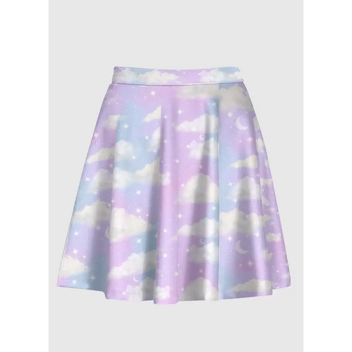 Angelic sky skirt - 1x - plus size skirt