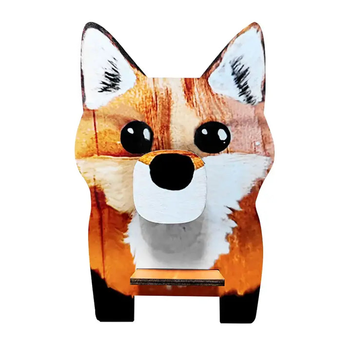 Animal glasses displays for aesthetic room decor - fox