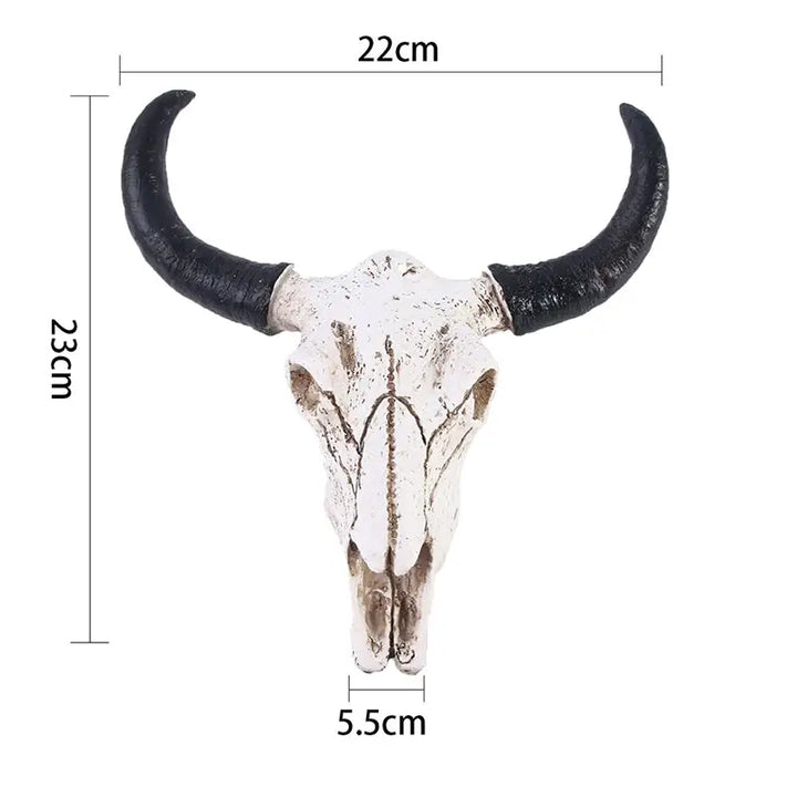 Animal skull wall decor for witchy aesthetic home accents