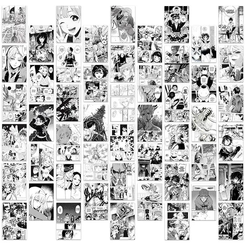 Anime collage kit - posters prints & visual artwork