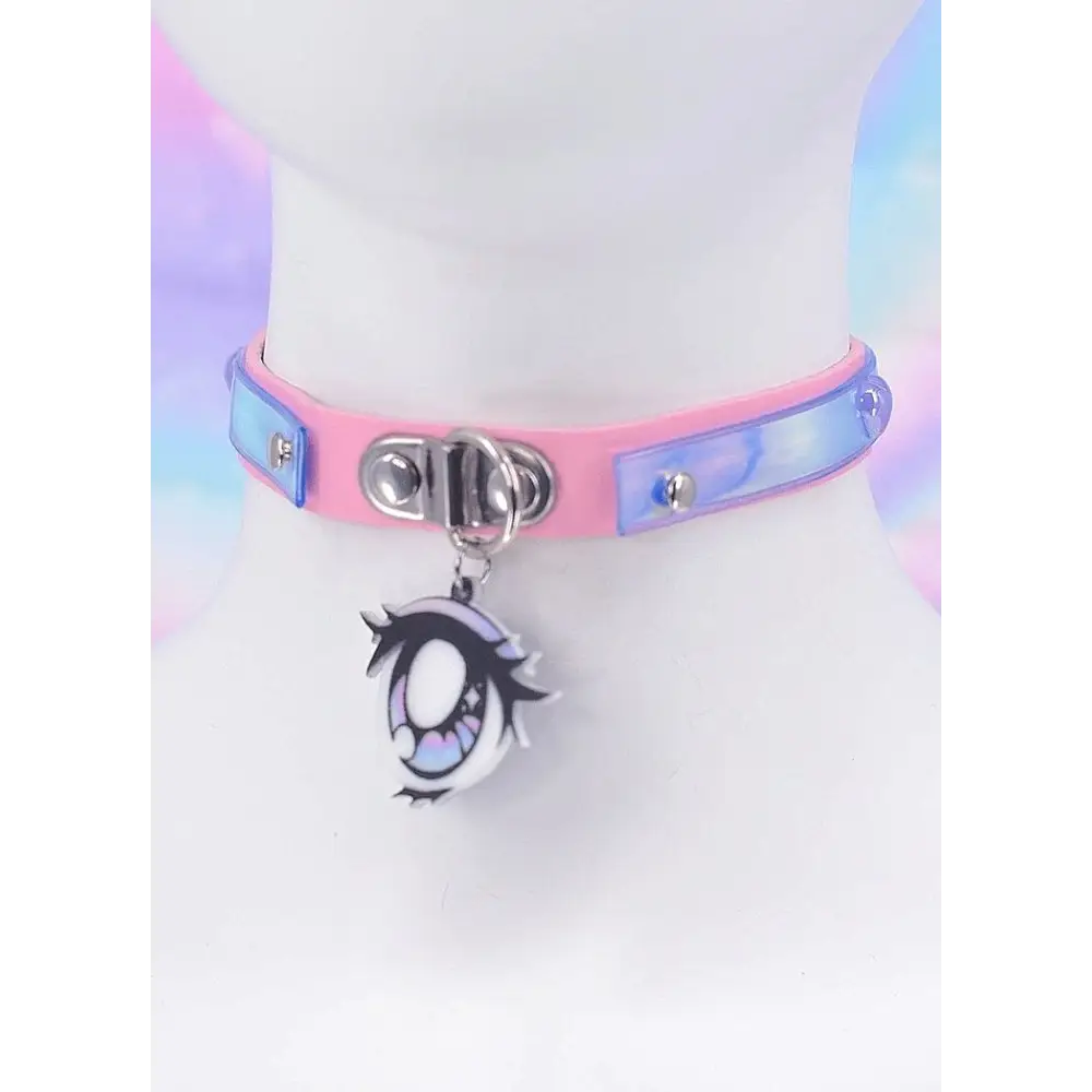 Anime eye choker necklace - necklace