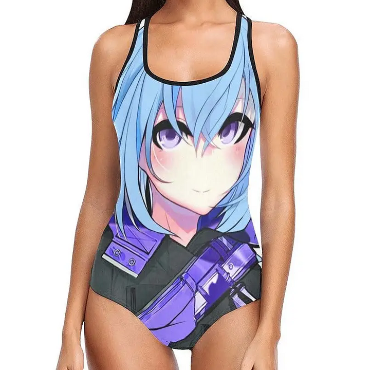 Anime vest one piece swimsuit - (s04)