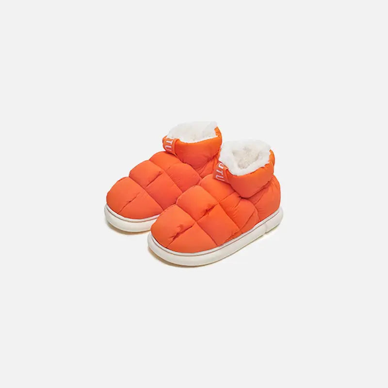 Ankle snow boots y2k - orange / 36/37 (insole 23.5cm) - slippers