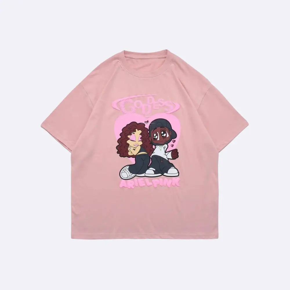 Ariel pink cute couple tee - s