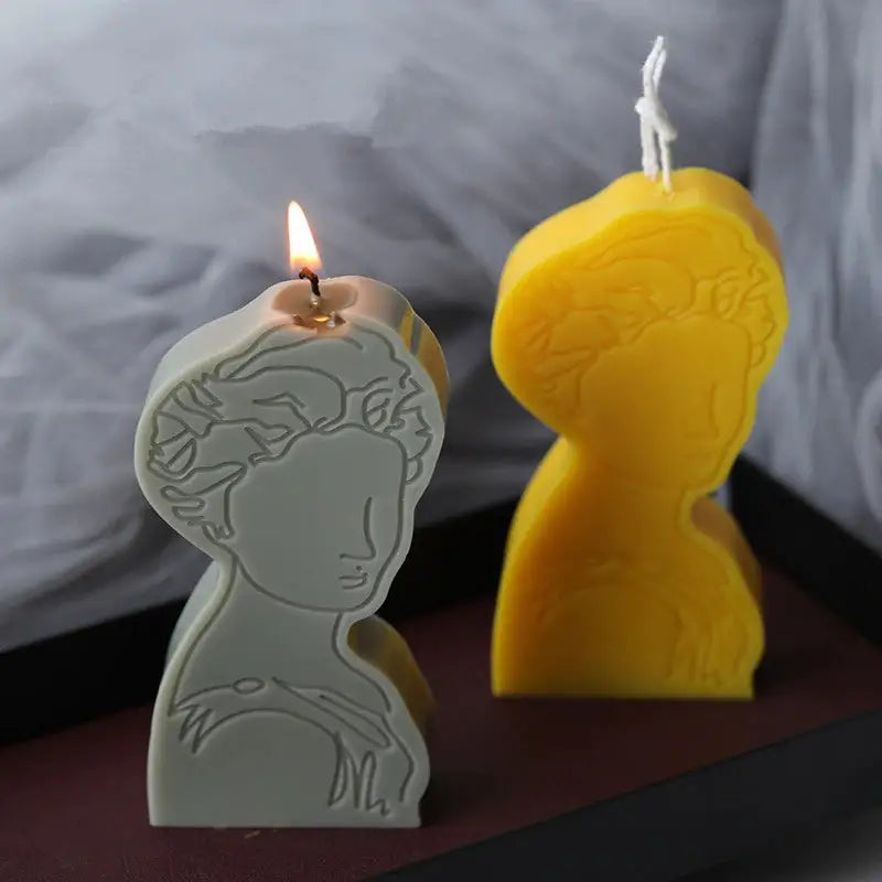 Art hoe silicone mold for unique candle making and aesthetic decor