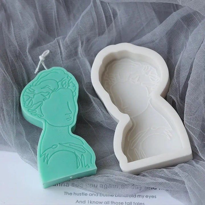 Art hoe silicone mold for unique candle making and aesthetic decor