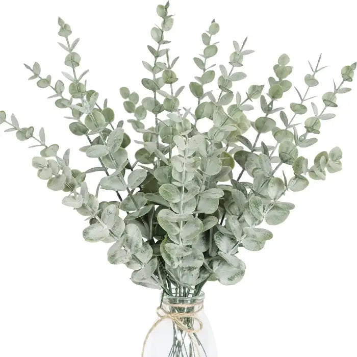 Artificial eucalyptus stems for aesthetic room decor