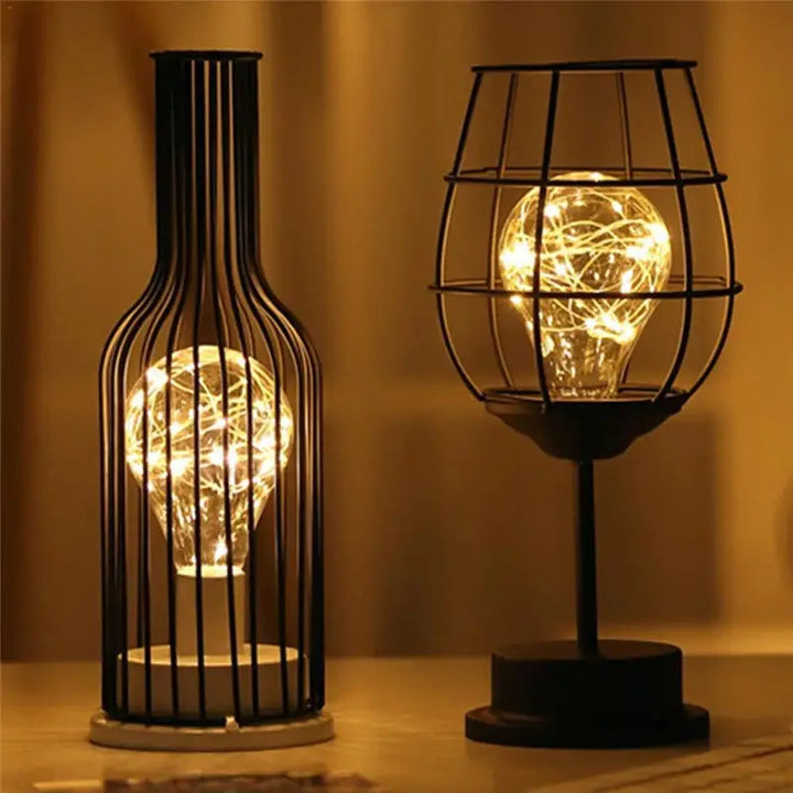 Artistic bedside lamp for aesthetic room decor