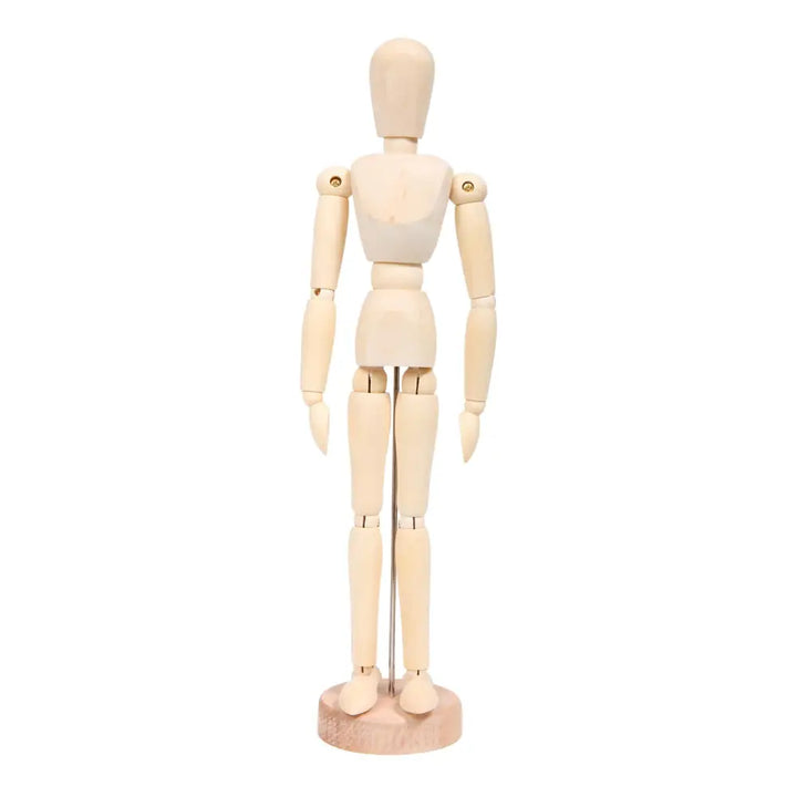 Artsy wooden figures for unique aesthetic room decor - mannequin / s