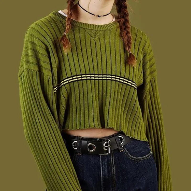 Avocado green jumper - free size