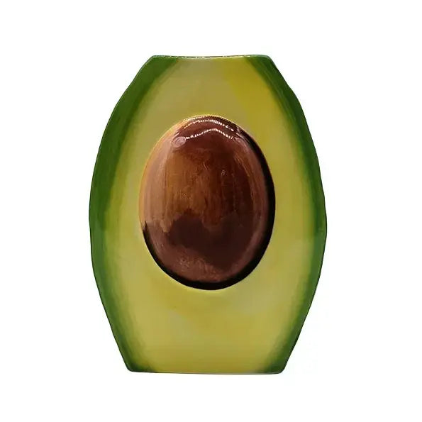 Avocado vase for aesthetic room decor and unique displays