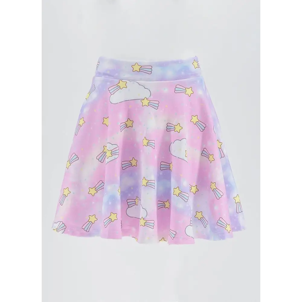 Baby star flared skirt - 1x - plus size skirts