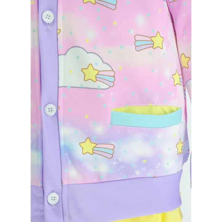 Baby star kawaii cardigan sweater - women