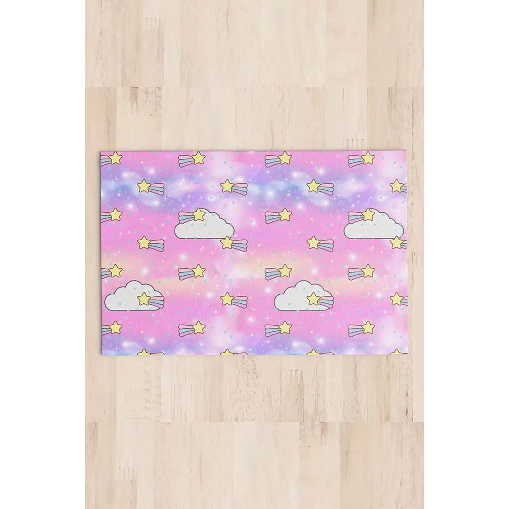 Baby star kawaii doormat 30’’x18’’ - one size - (black base)