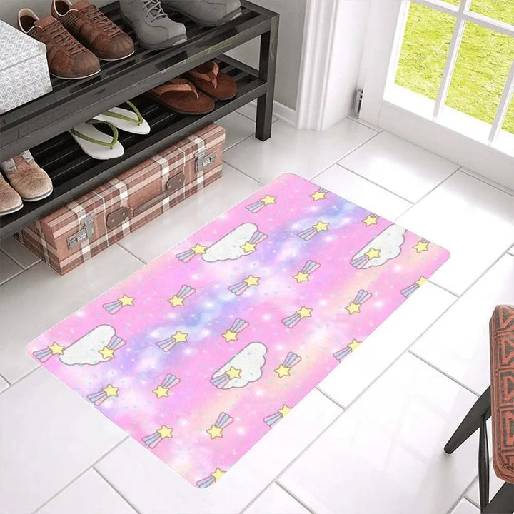 Baby star kawaii doormat 30’’x18’’ - one size - (black base)