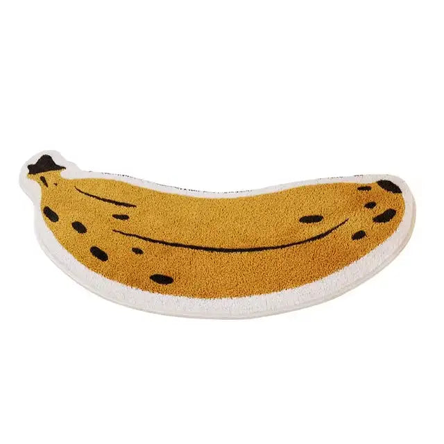 Playful banana rug for a y2k-inspired room decor - 40x80cm