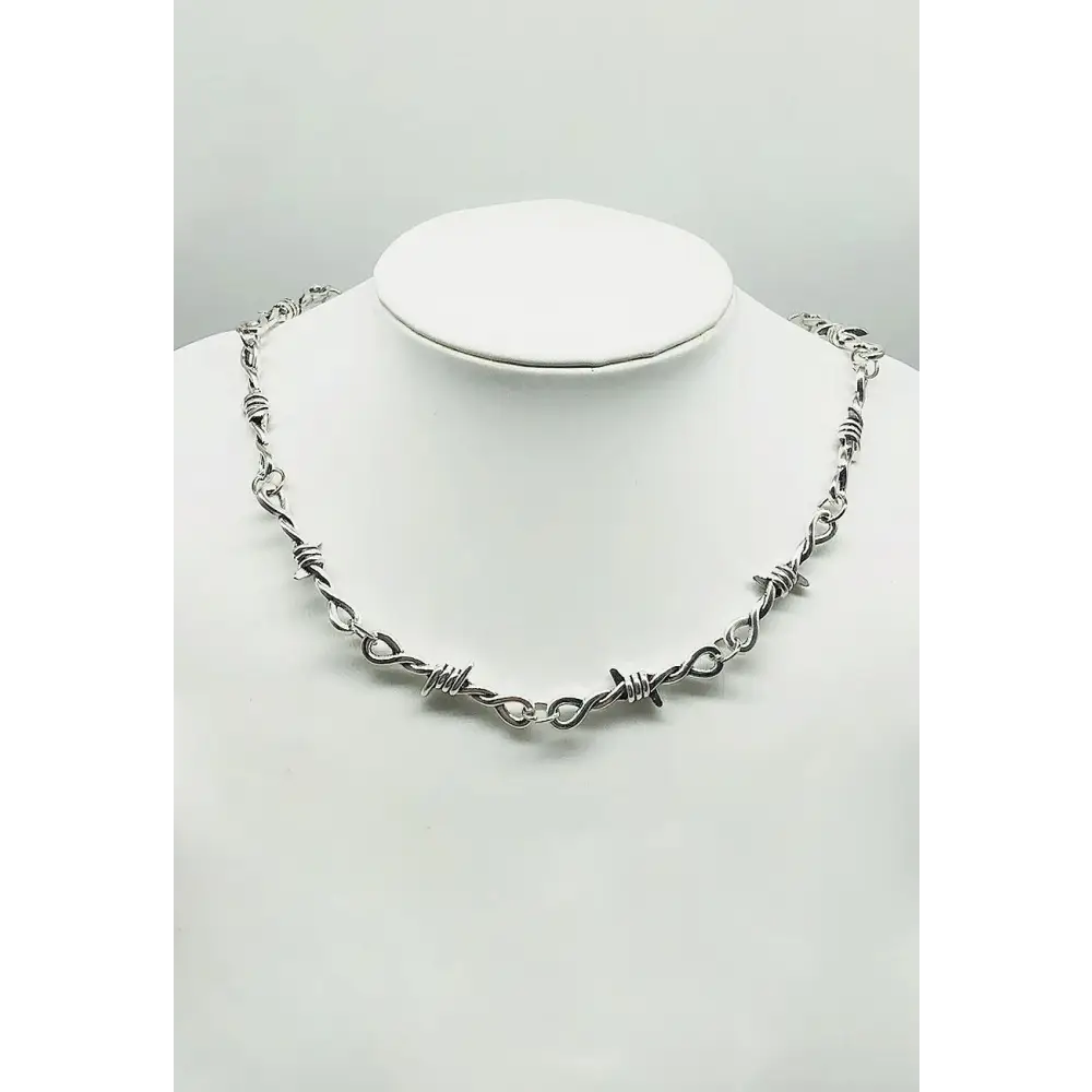 Barbwire chain necklace - one size