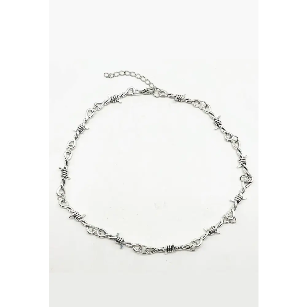 Barbwire chain necklace - one size