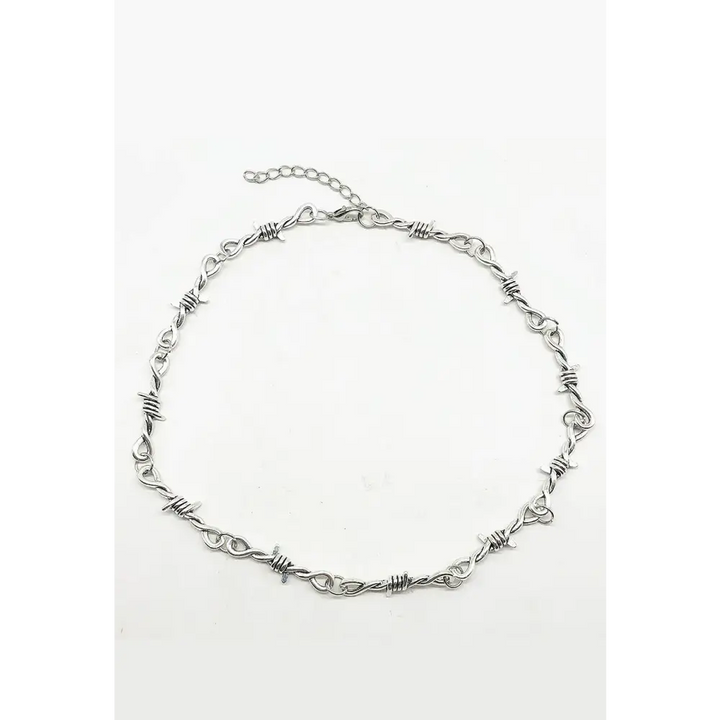 Barbwire chain necklace - one size