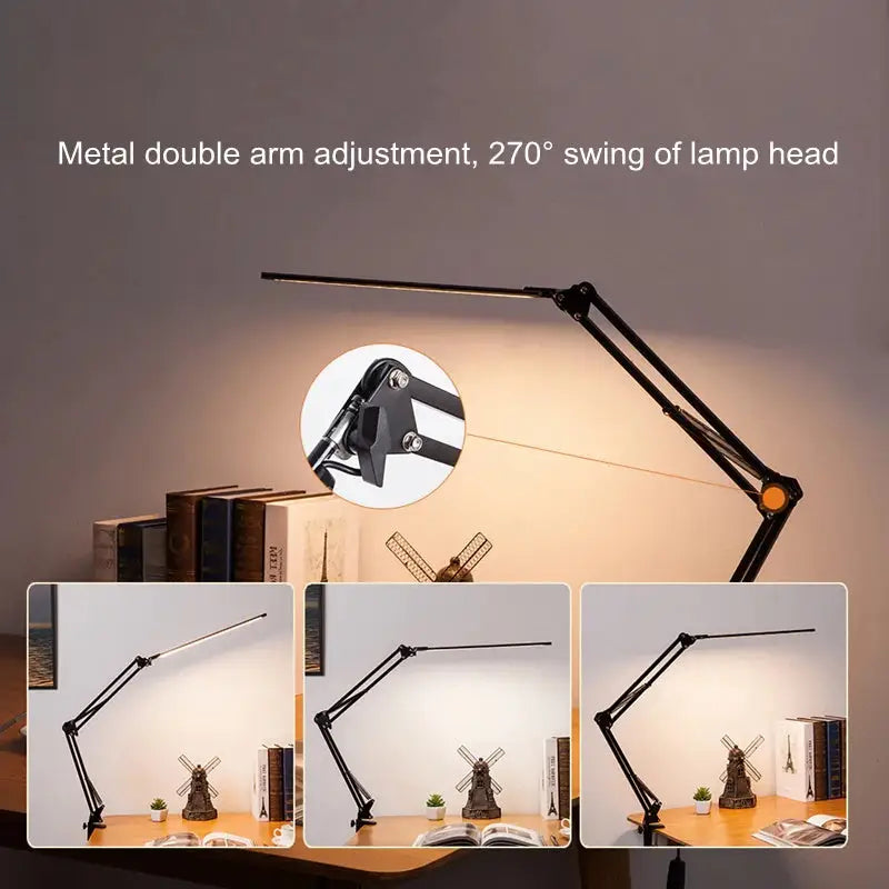 Basic clip on desk lamp