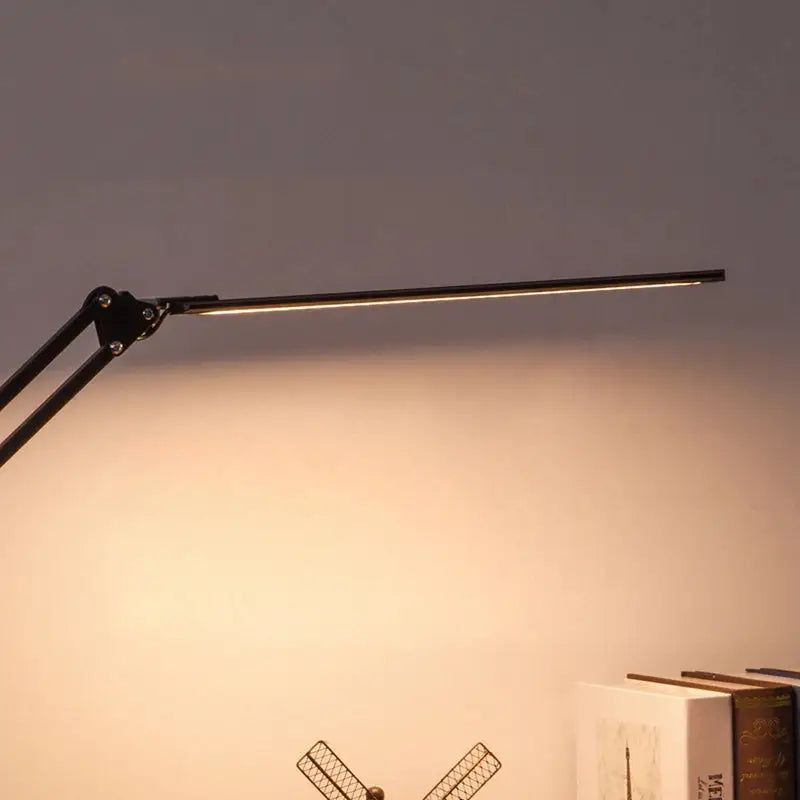 Aesthetic basic clip desk lamp with ten level brightness