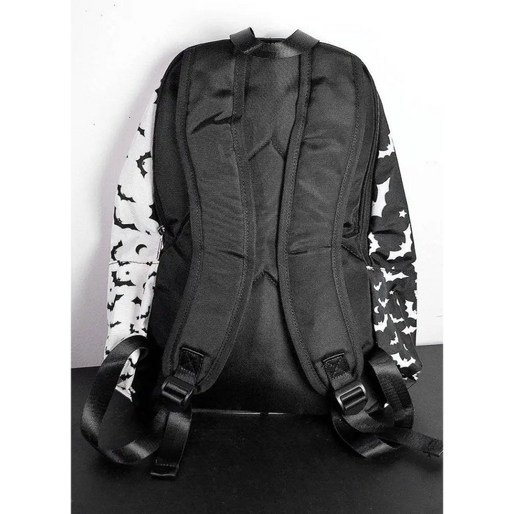 Bat pattern in control backpack - one size - backpacks