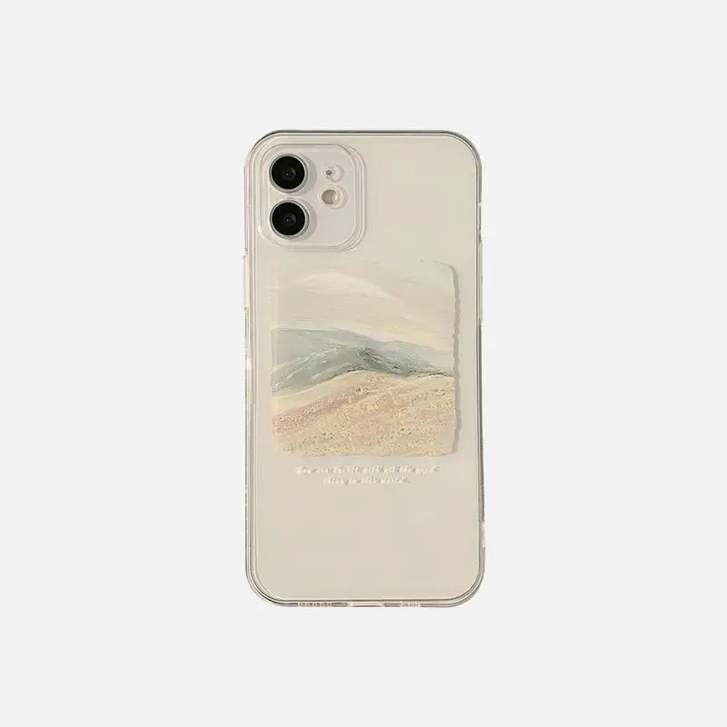 Beach painting mobile phone case for iphone y2k - iphone 7 8 - cases