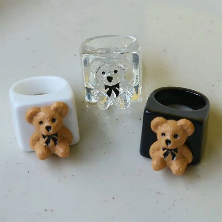 Bear chunky ring - ring