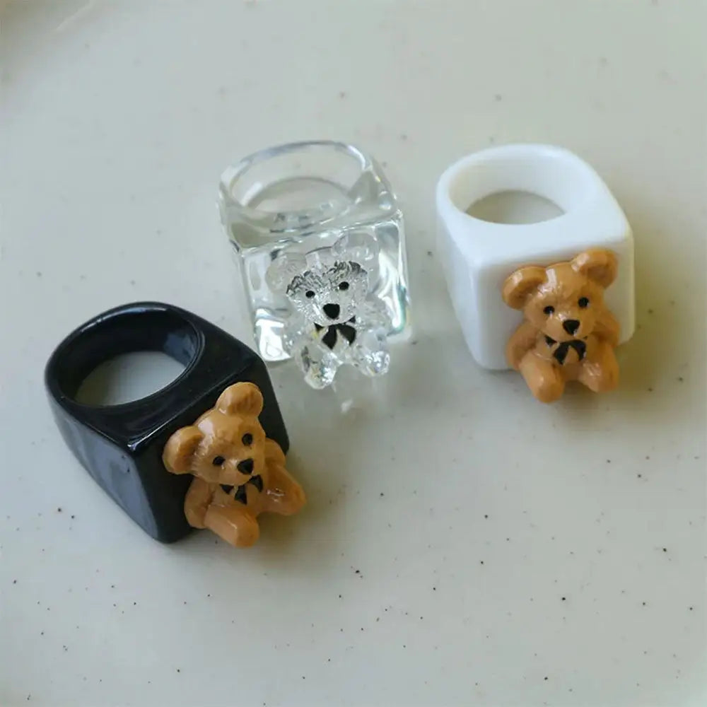 Bear chunky ring - ring