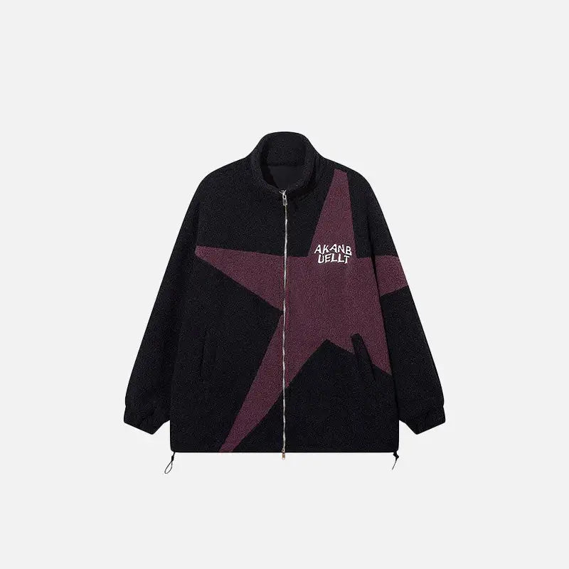 Big star fleece jacket y2k - deep blue / m