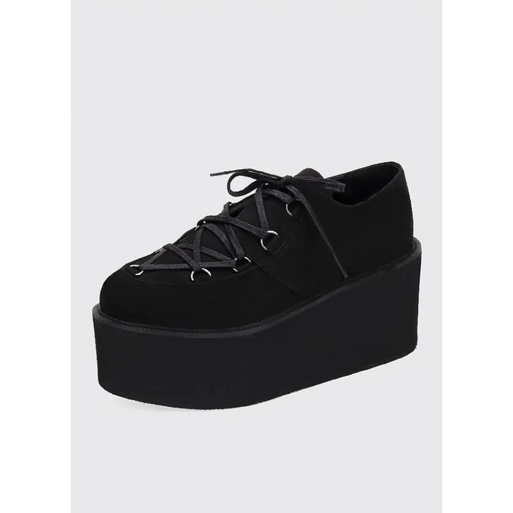 Black knight platform sneakers - 4