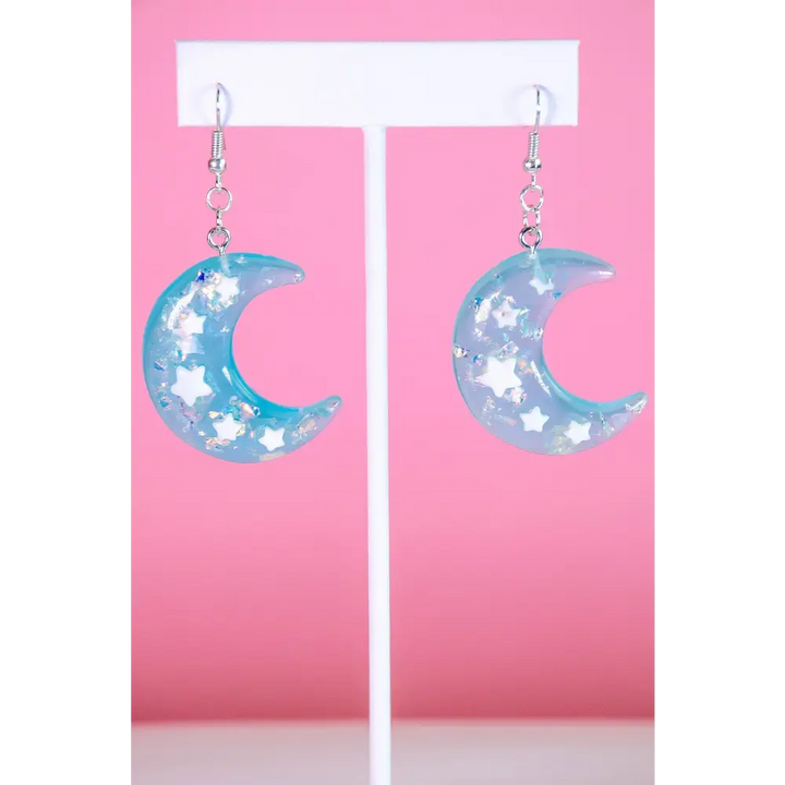 Yume kawaii earrings for dreamy aesthetic lovers - one size / blue