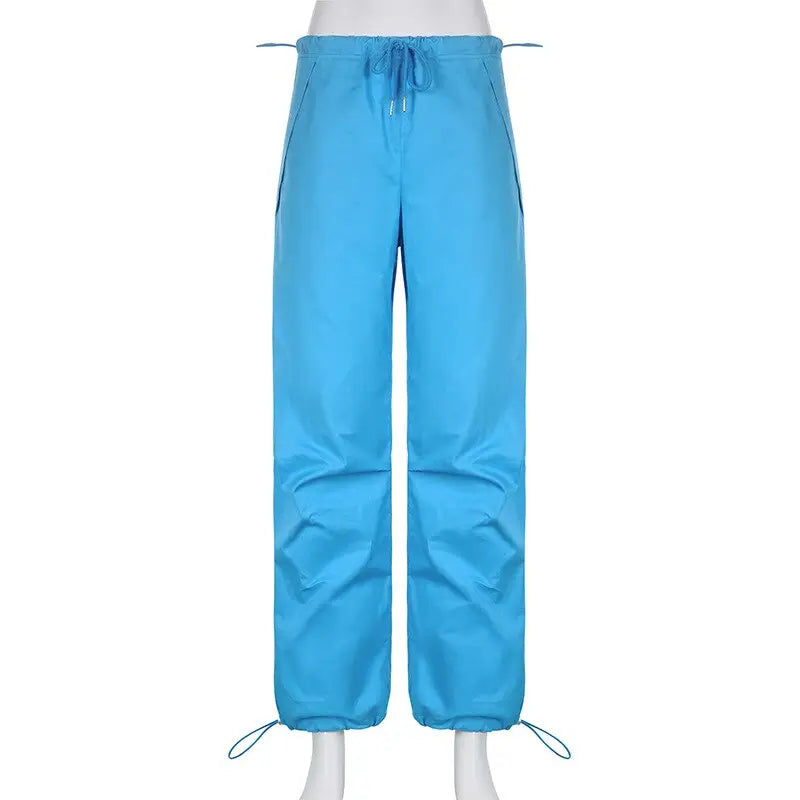 Blue track pants y2k