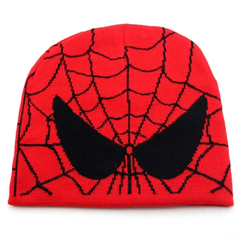 Soft and comfortable spiderman y2k beanie - red