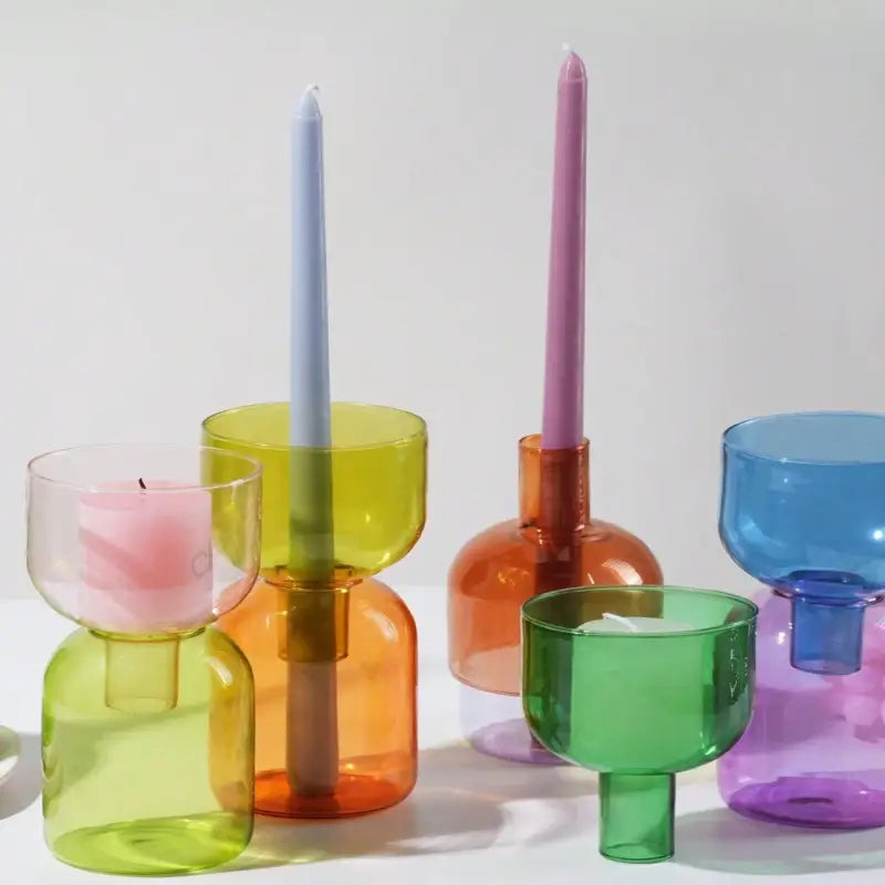 Bottle candle holder